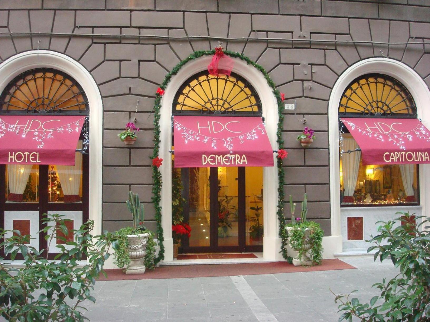 Hotel Demetra Capitolina Rome Bagian luar foto